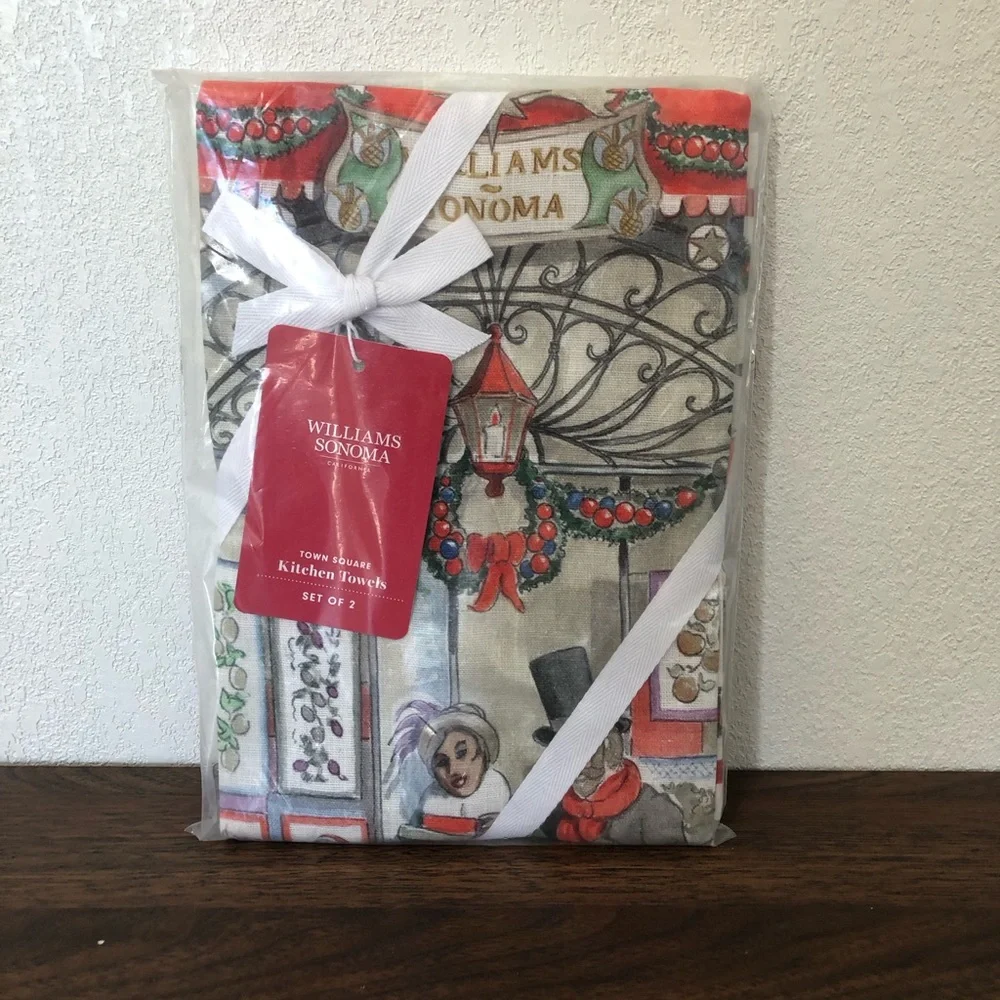 Williams Sonoma Town Square Towel Set of 2